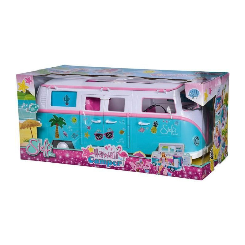 Model doll 29cm Steffi love and her motorhome that opens