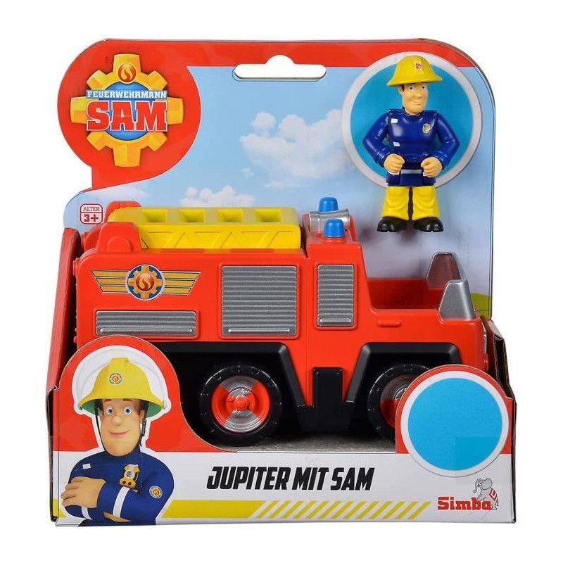 Mini vehicle Fireman Sam - SILVERTORN - Jupiter truck - Articulated fi