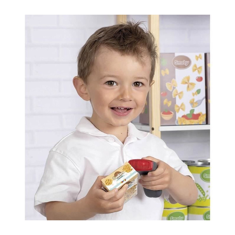 Smoby - Cash register - 30 accessories included - Calculator and Scann