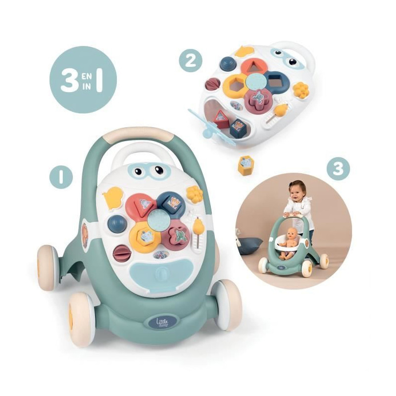 Smoby - Little Smoby - Trotty 3 in 1