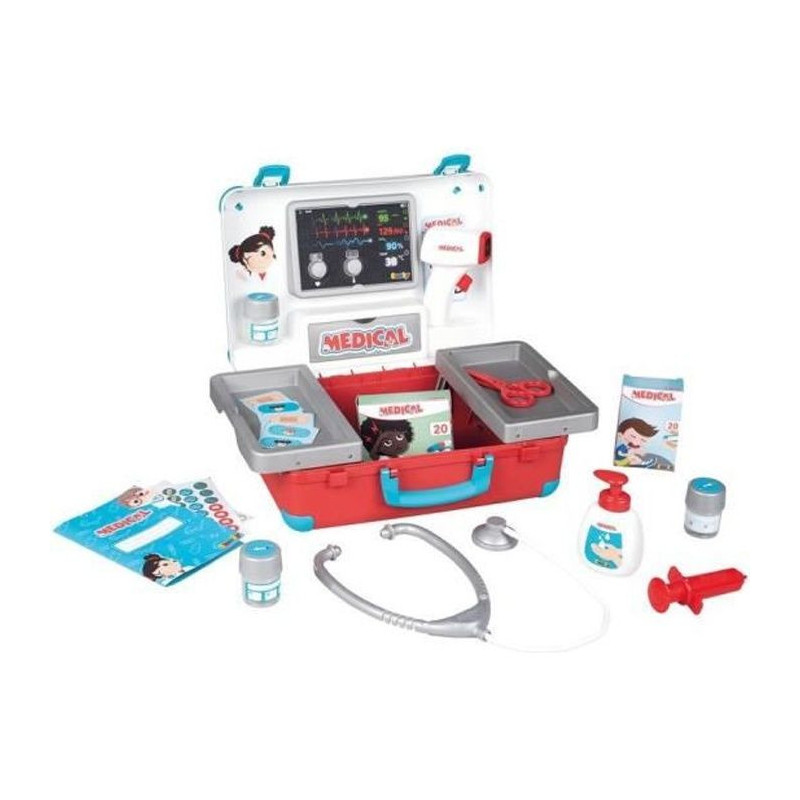 Smoby - Medical case - Numerous doctor's accessories - From 3 years ol