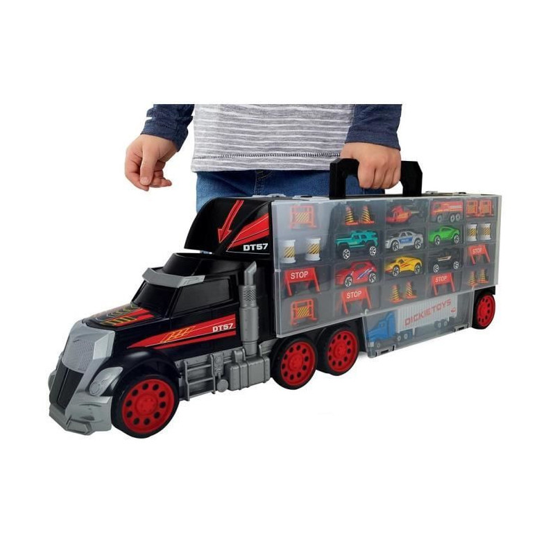 Car transporter 62cm with handle - Truck Carry Case - Dickie Toys