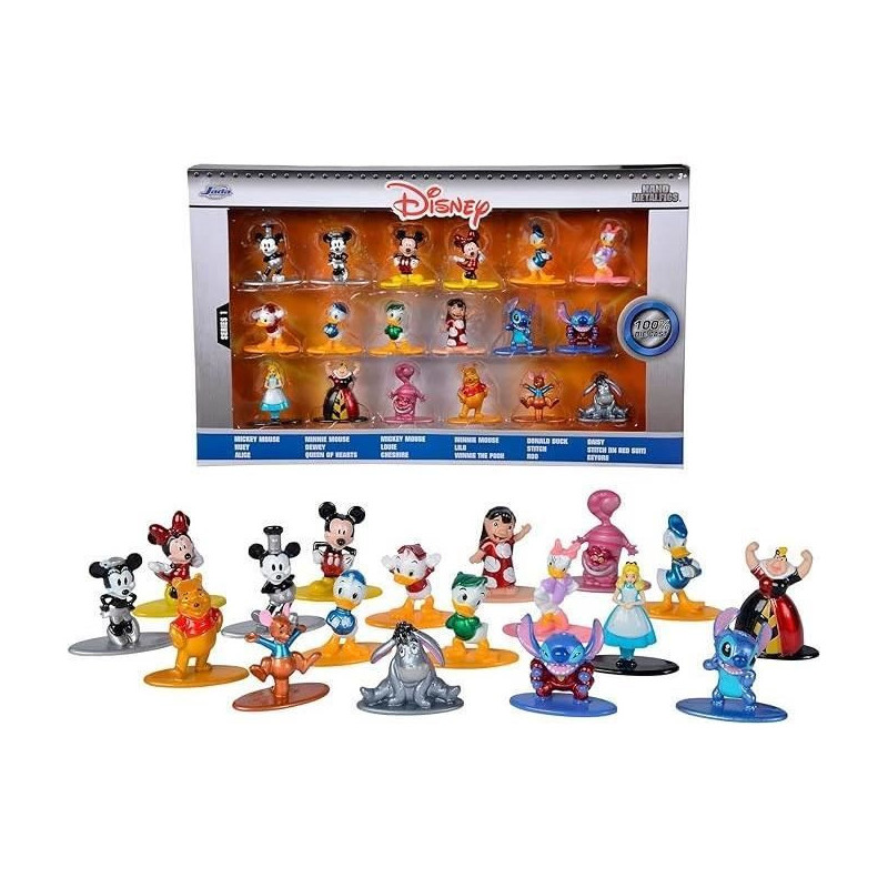 Disney Figurine - 18 pieces - Metal - 4cm