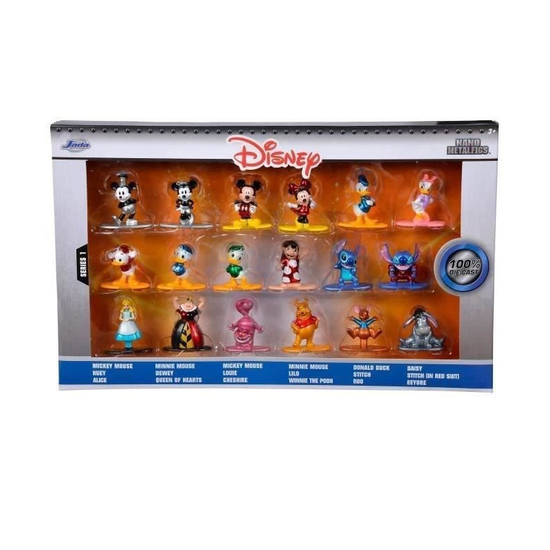 Disney Figurine - 18 pieces - Metal - 4cm