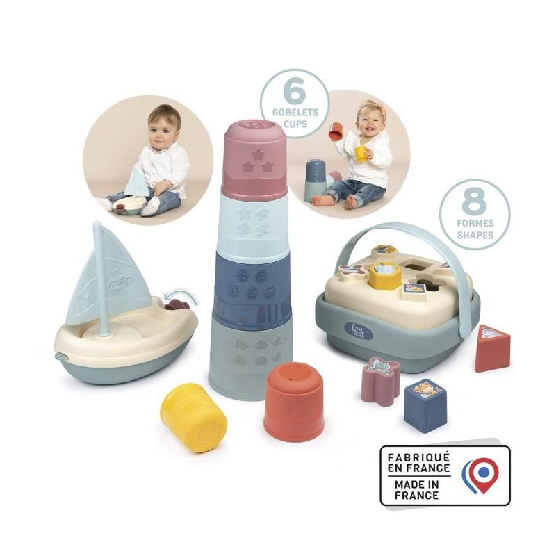 Little Smoby - Awakening and bath box - 3 awakening games - From 12 mo