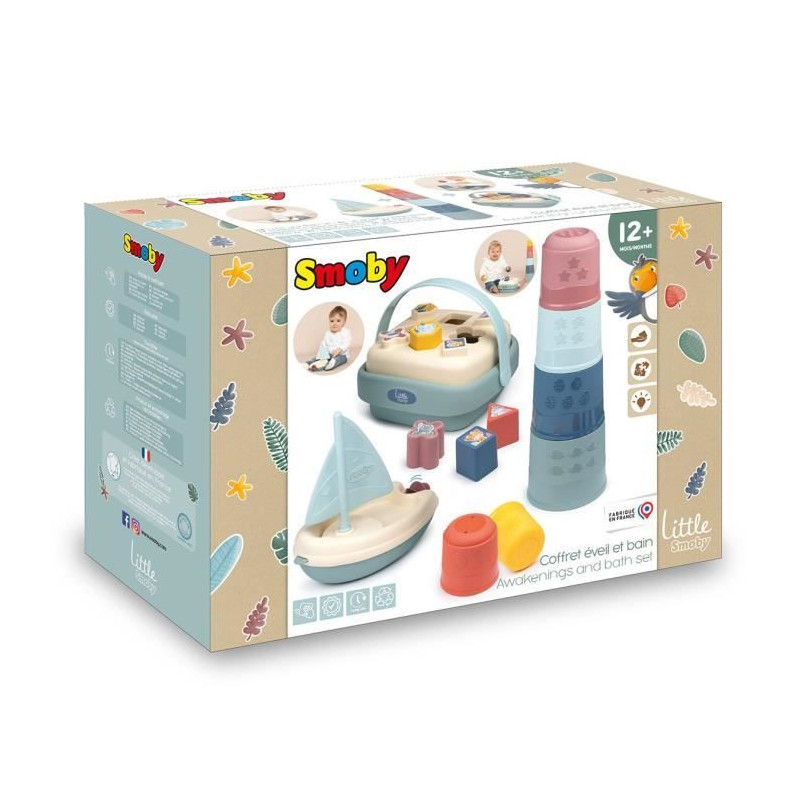 Little Smoby - Awakening and bath box - 3 awakening games - From 12 mo