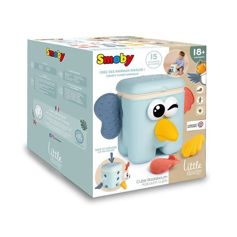 Little Smoby - Badaboum awakening cube - Creation of funny animals - M
