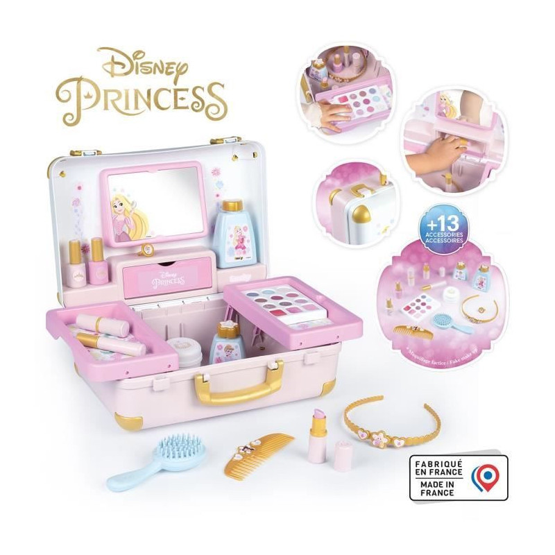 Smoby - Disney Princess - Easy to carry beauty case - 13 accessories i