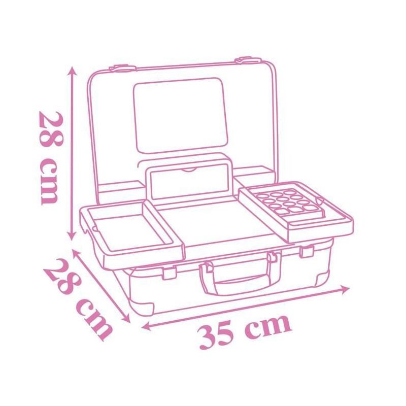Smoby - Disney Princess - Easy to carry beauty case - 13 accessories i