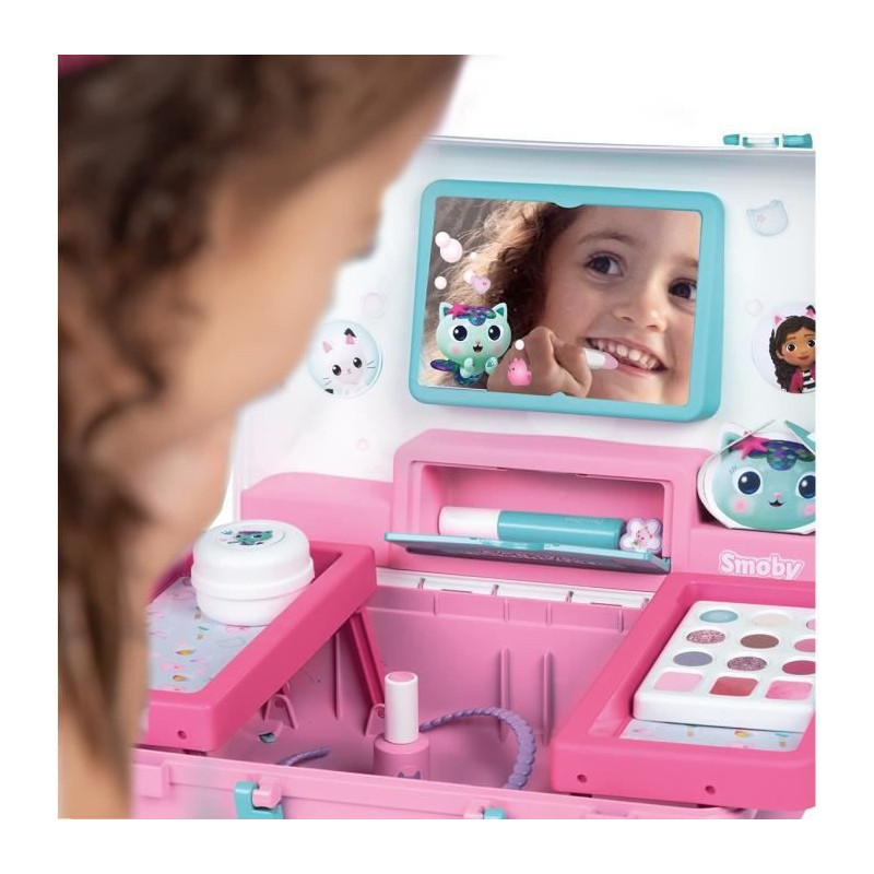 Smoby - Gabby and the Magic House - Easy to carry beauty case - 13 acc