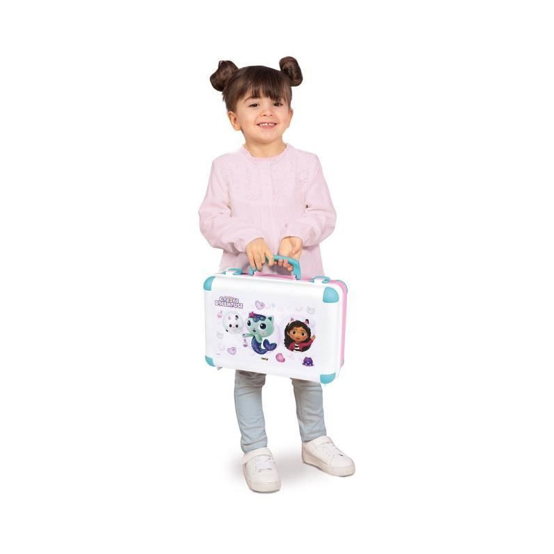 Smoby - Gabby and the Magic House - Easy to carry beauty case - 13 acc