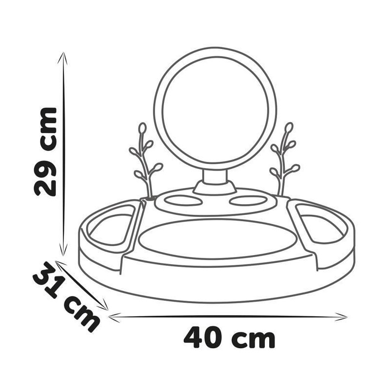 Smoby - My beauty studio - Tabletop dressing table with tilting and re