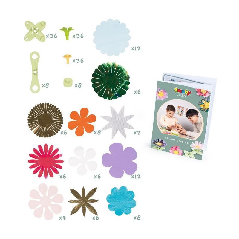 Smoby - Creative leisure - Set of creating flowers and decorative obje