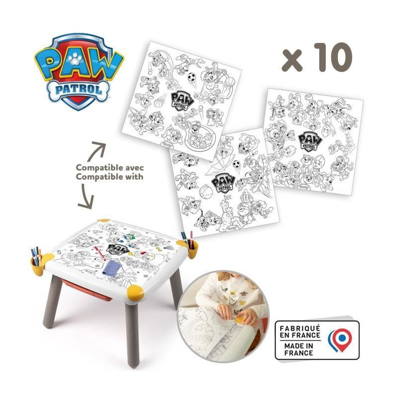 Smoby - Coloring Refill for the Kid creative table - 10 Paw Patrol col