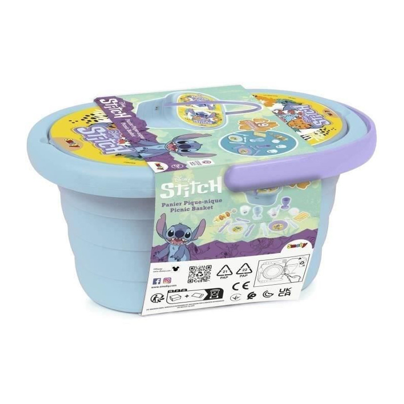 SMOBY - Stitch - Stitch Picnic Basket
