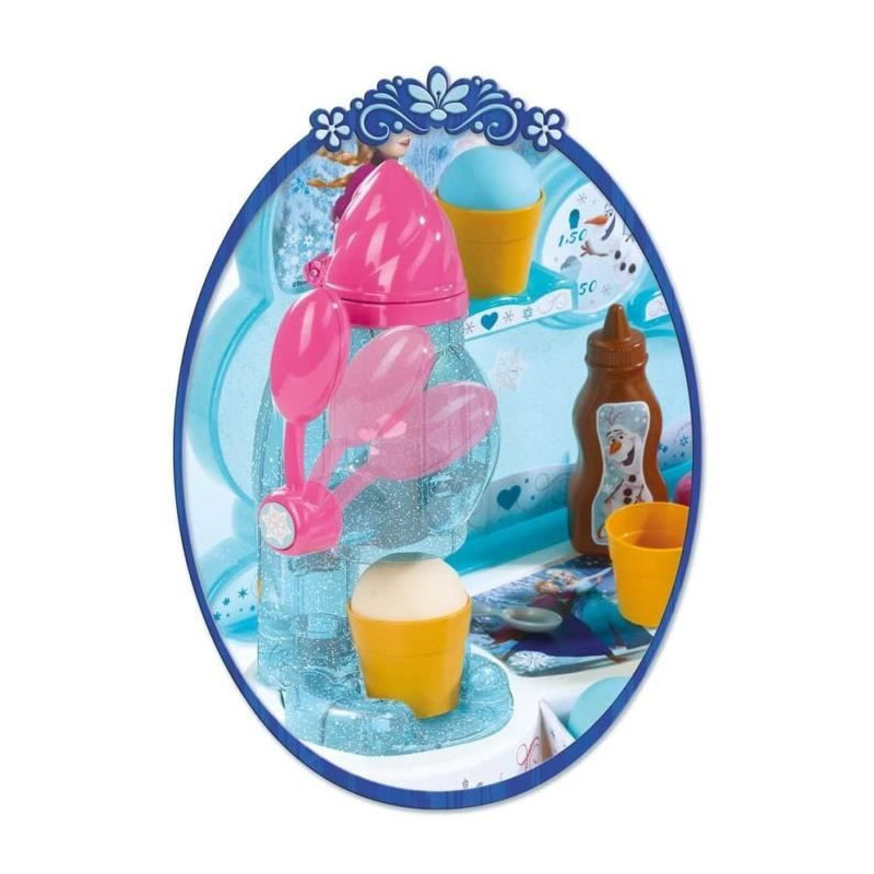 Smoby - Frozen - Ice Cream Shop - Child's Cash Register - 22 Accessori