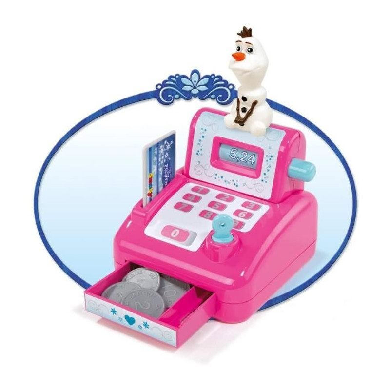Smoby - Frozen - Ice Cream Shop - Child's Cash Register - 22 Accessori
