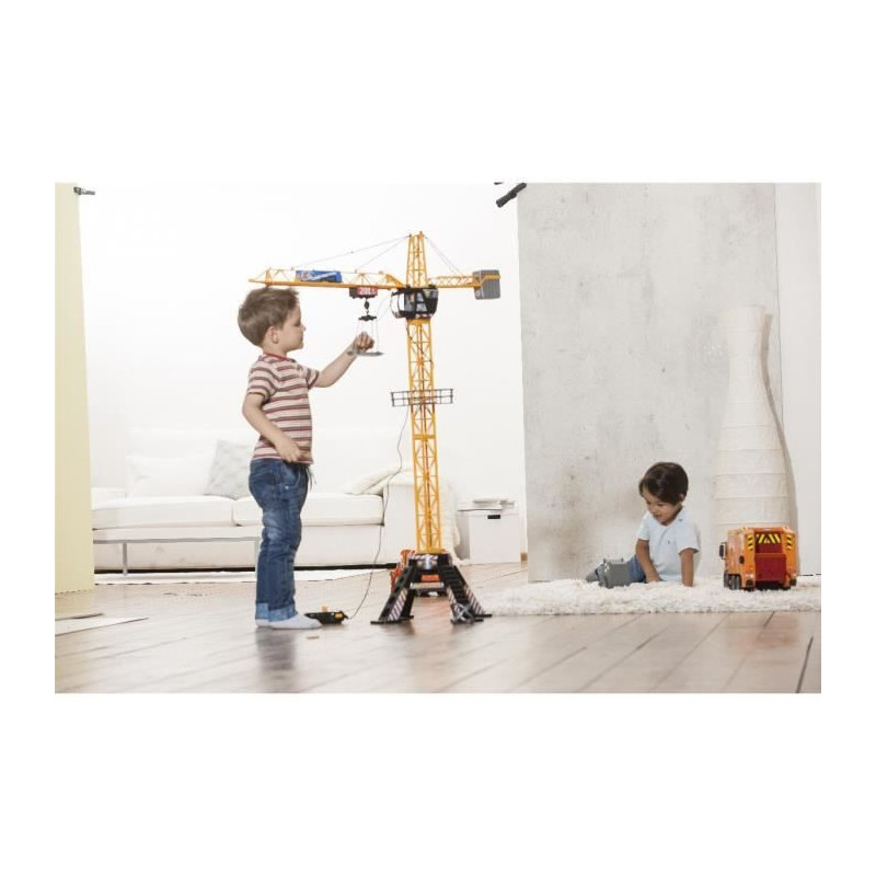 DICKIE - Wire-guided crane 120cm yellow