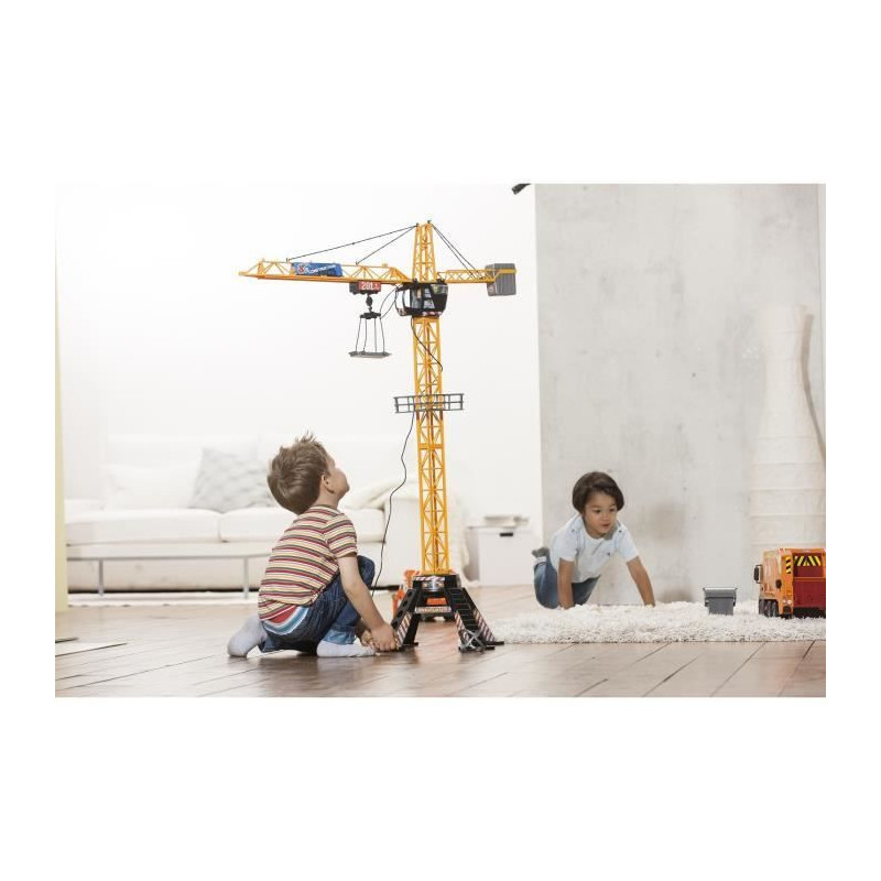DICKIE - Wire-guided crane 120cm yellow