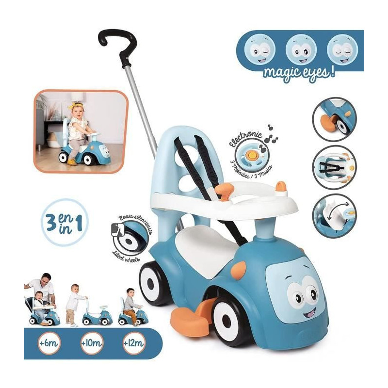 Smoby - Maestro Balade Bleu Ride-On - For Children From 6 Months - Upg