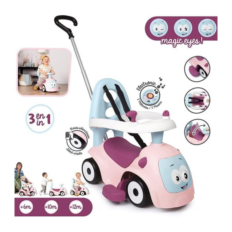 Smoby - Maestro Balade Pink Ride-On - For Children From 6 Months - Upg
