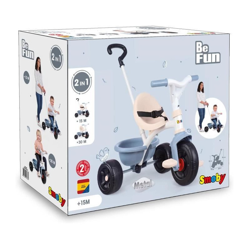Smoby - Tricycle Be fun blue
