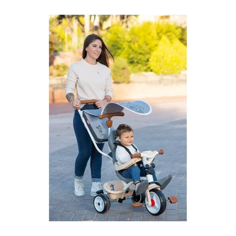 mickey tricycle baby ride plus