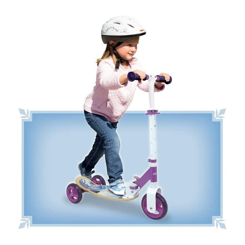 Frozen 3r foldable wooden scooter