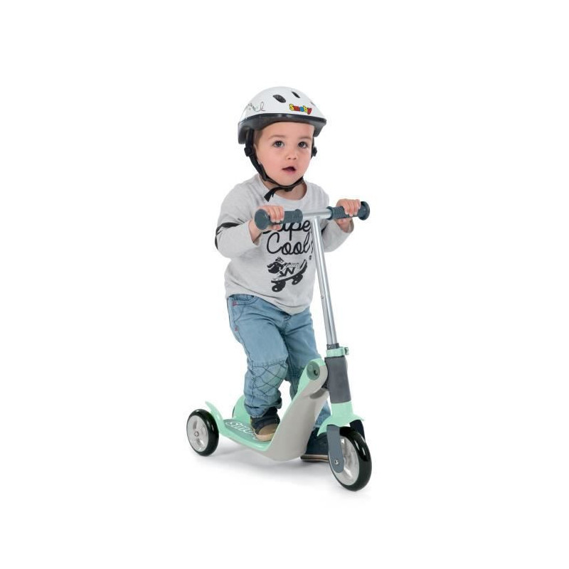 SMOBY - Balance bike convertible into a scooter - 3 wheels - for babie