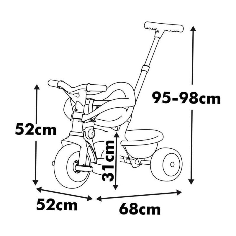 SMOBY - Be fun - Be Fun Comfort Tricycle
