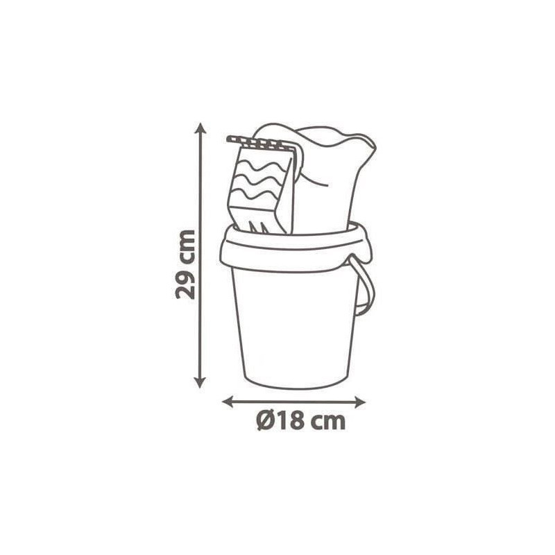 SMOBY - Disney Princess Bucket MM Filled Watering Can