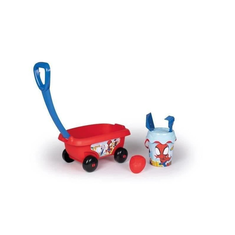 Spidey beach trolley garnished