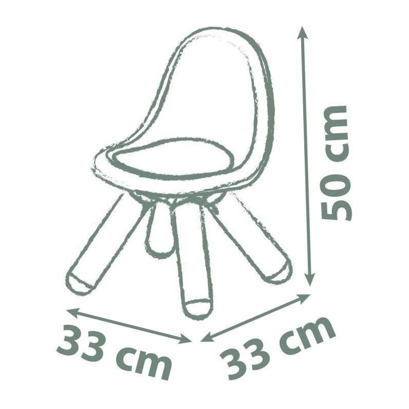 SMOBY - SMOBY Life Kid Blue Chair