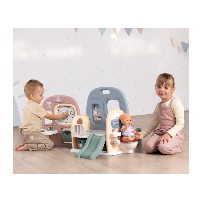 Smoby - Baby Care - Nursery 5 Spaces + 27 Accessories