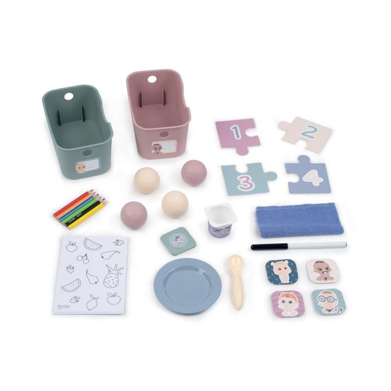 Smoby - Baby Care - Nursery 5 Spaces + 27 Accessories