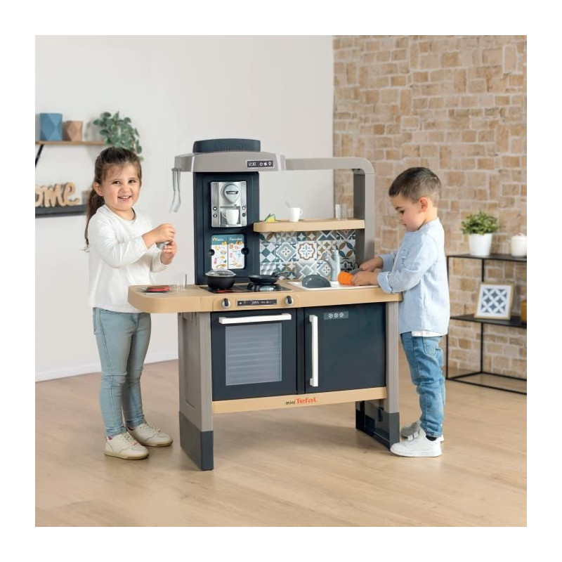 Smoby Tefal scalable kitchen - For children aged 3 - With removable pl