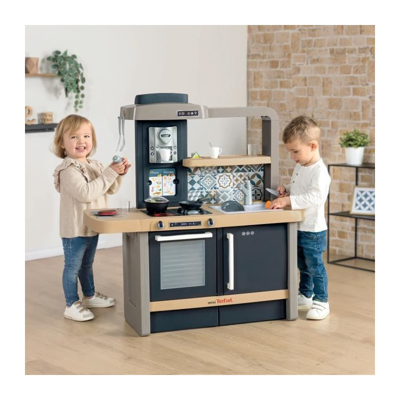 Smoby Tefal scalable kitchen - For children aged 3 - With removable pl