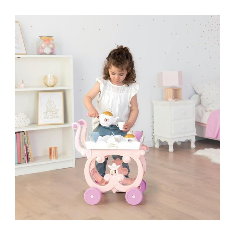 Disney Princess XL Serving Trolley - Smoby - Unisex - Pink - 17 access