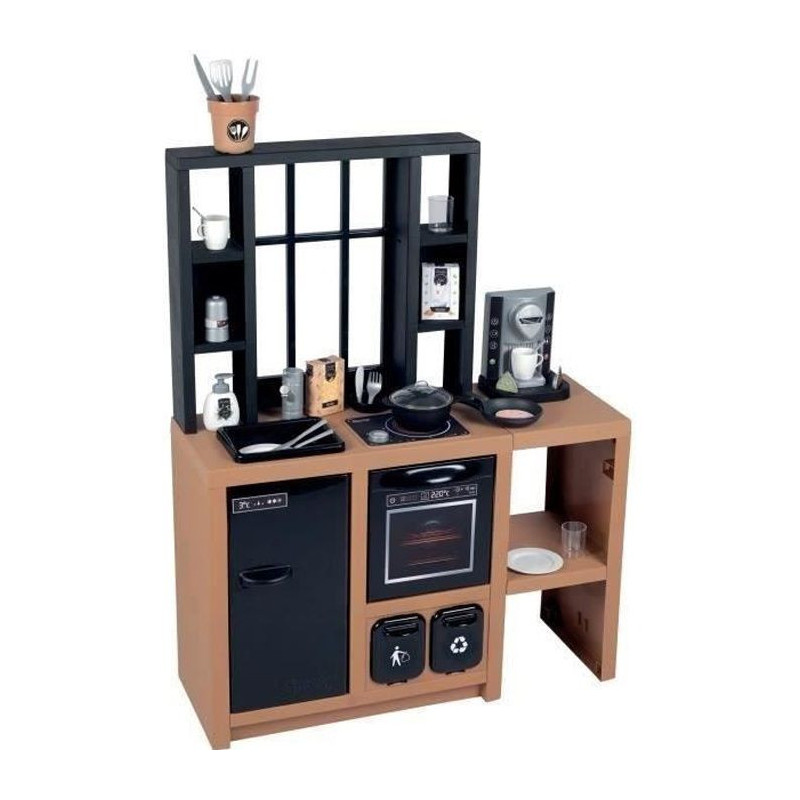 Smoby - Loft Kitchen - 32 Accessories - From 3 Years