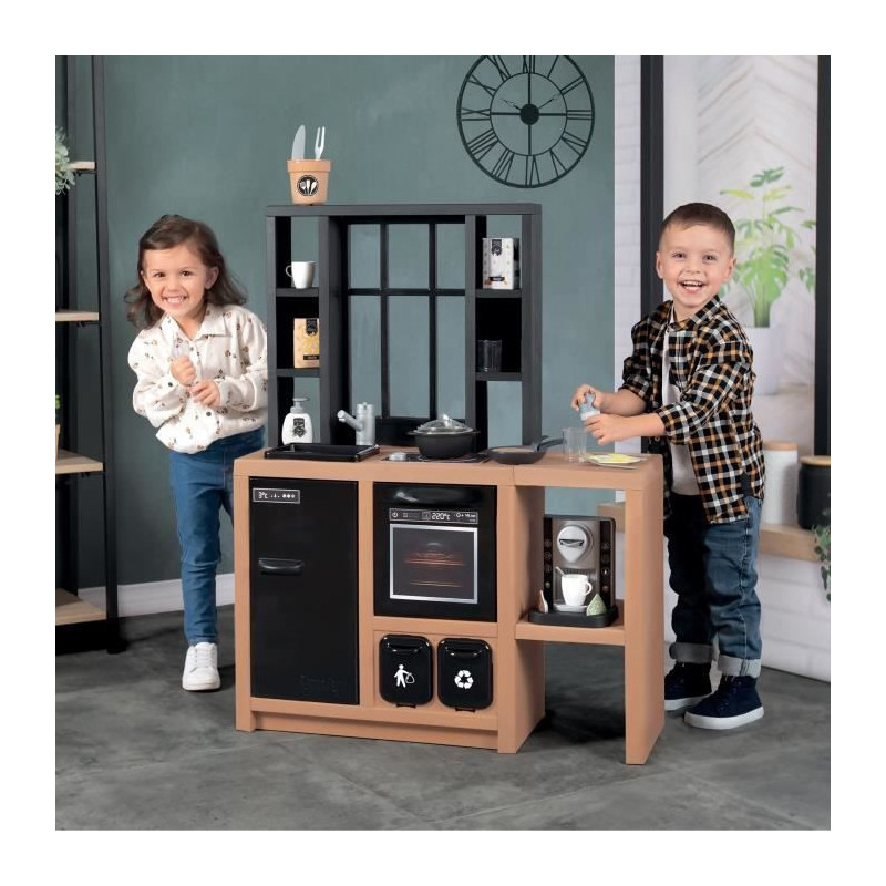 Smoby - Loft Kitchen - 32 Accessories - From 3 Years