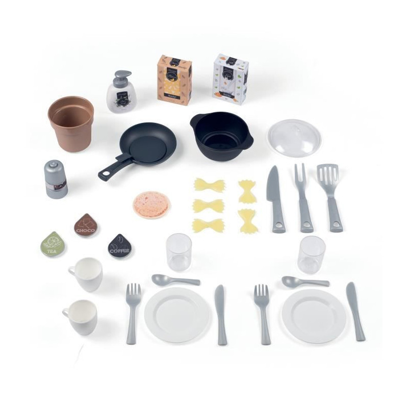 Smoby - Loft Kitchen - 32 Accessories - From 3 Years
