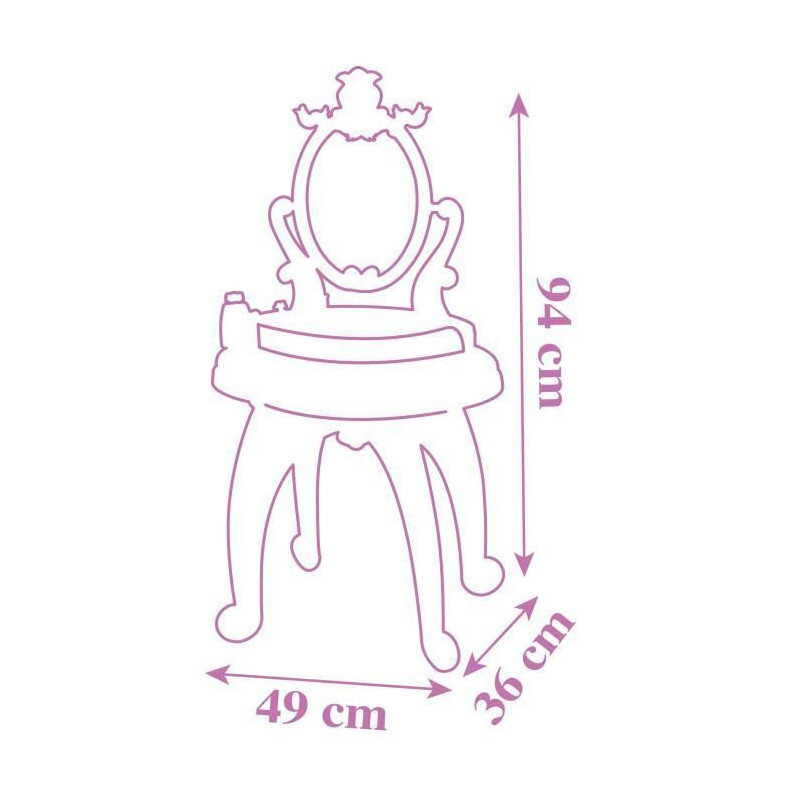 DP 2 IN 1 DRESSING TABLE