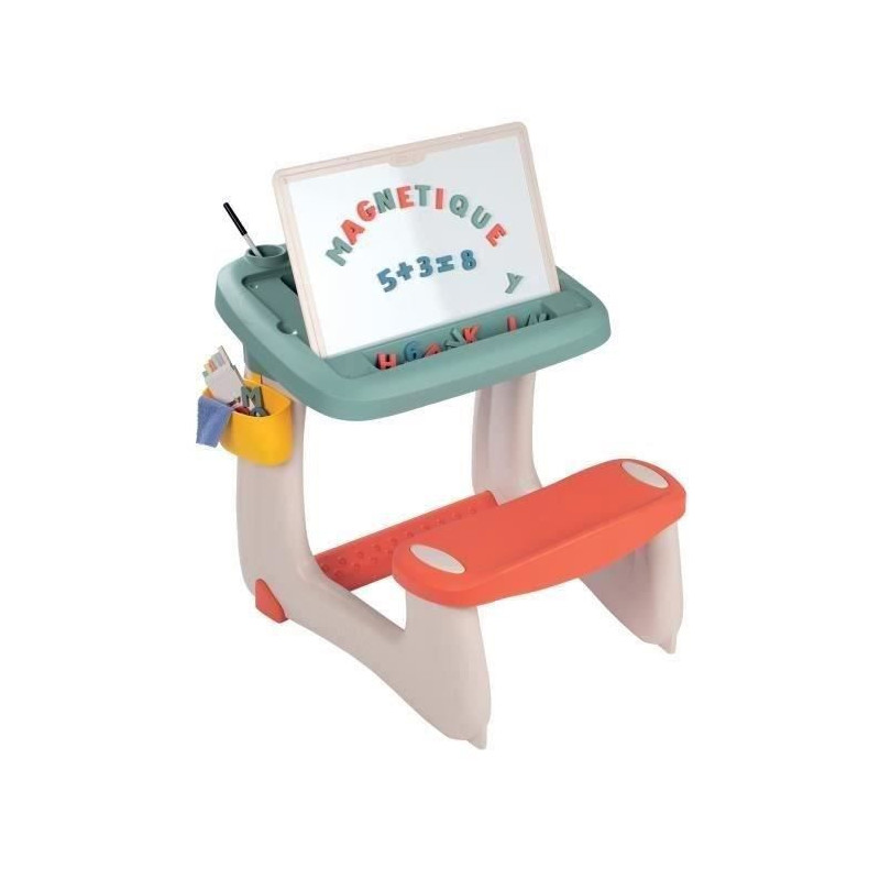 Small Schoolboy Desk - Smoby - 80 Accessories Included - Green - 63 x