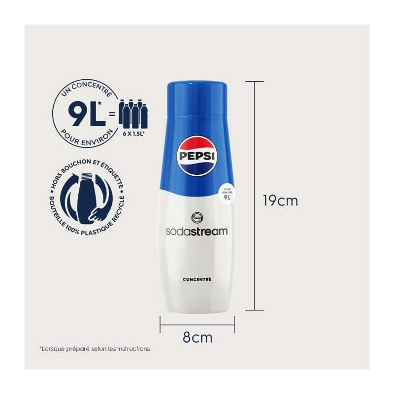 SODASTREAM Concentrated PEPSI 440ml Batch of 6