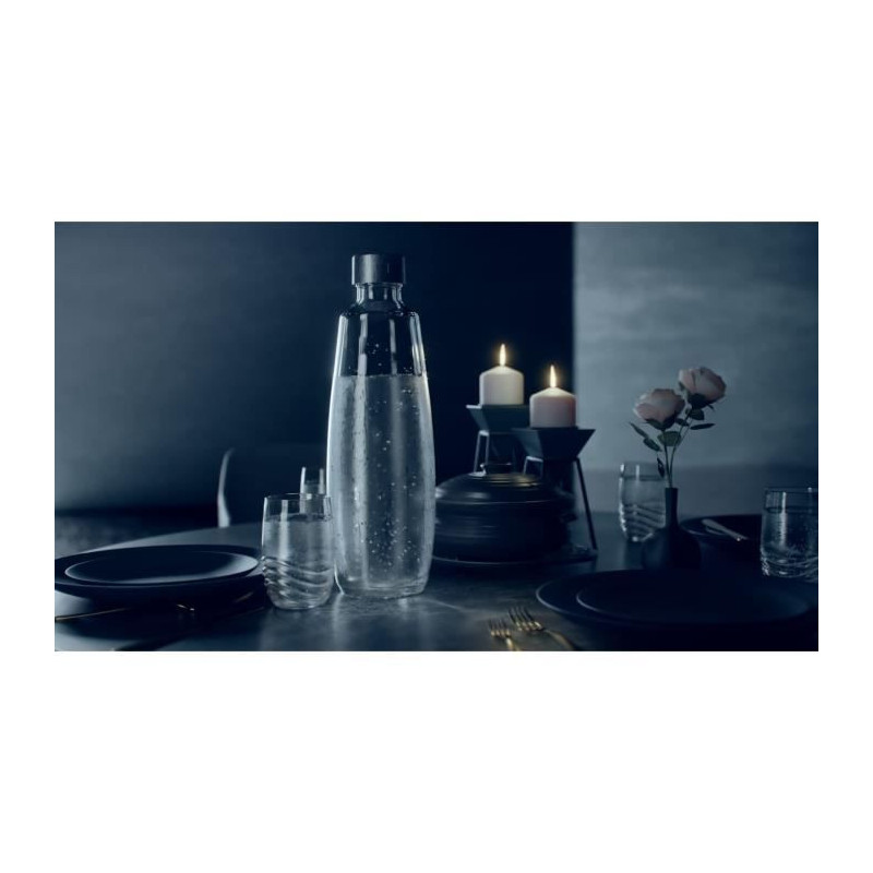 SODASTREAM 3000090 - Glass carafe 1L compatible only DUO machine - Dis