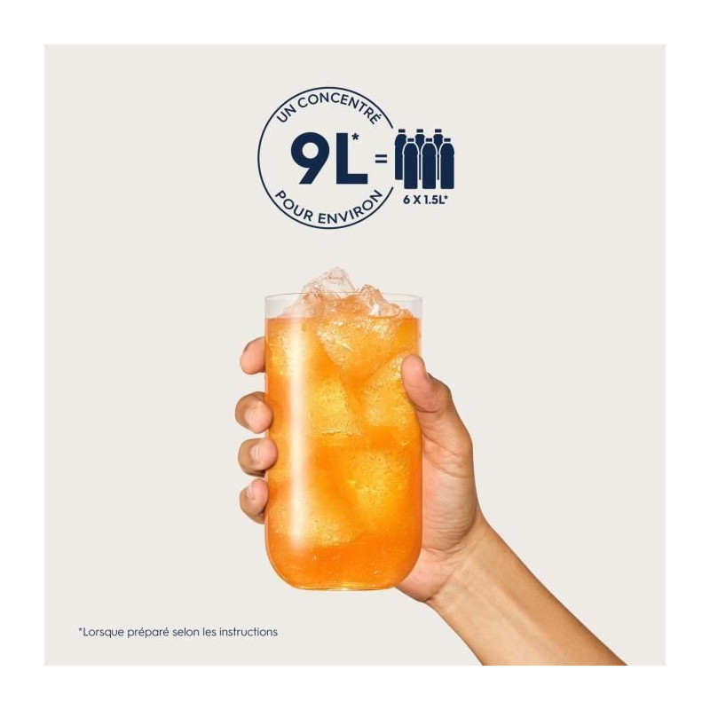 SODASTREAM Concentrates - Pack of 6 Orange Concentrates - Up to 54L of