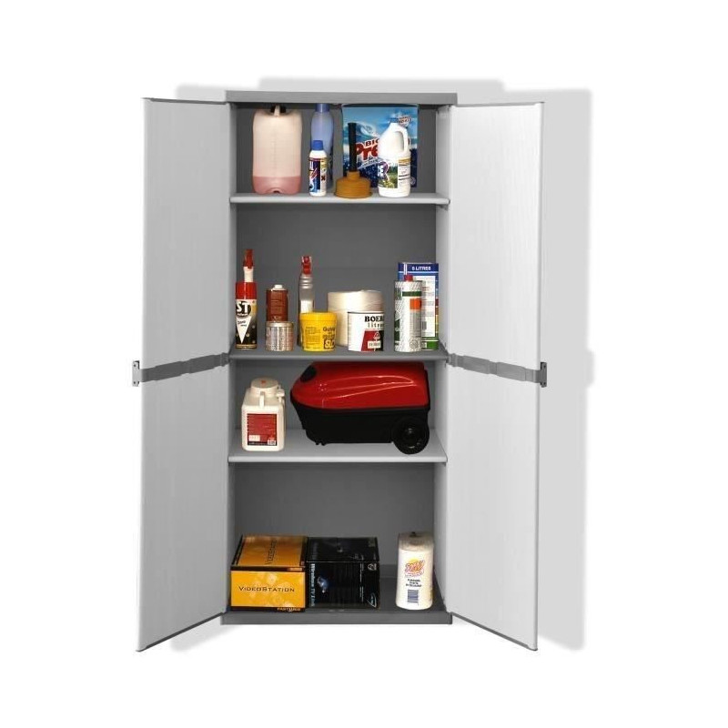 TOOD High Resin Storage Cabinet 3 Shelves