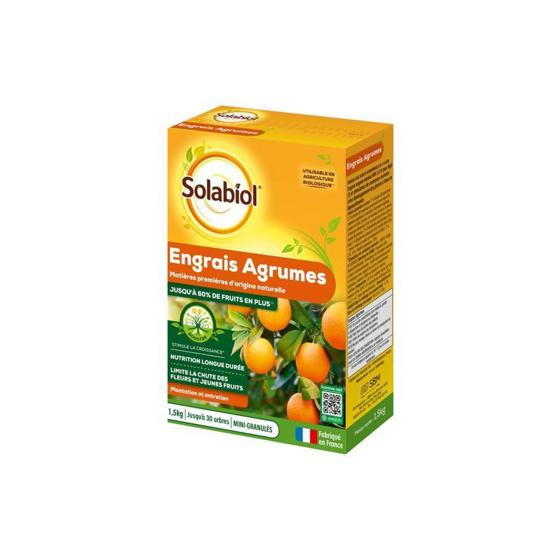 SOLABIOL SOAGY15 Citrus Fertilizer - 1.5 Kg