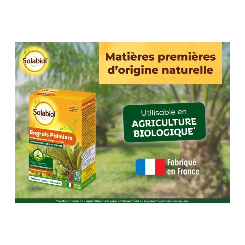Solabiol Sopalmy15 Palm fertilizers and Mediterranean plants 1.5 kg, u