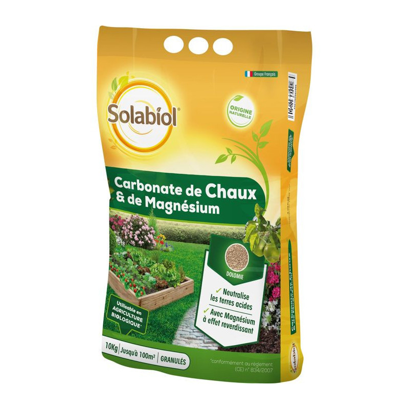 Solabiol Sochaux10 Lime and Magnesium Carbonate 10kg, efficient